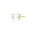 diamond stack stud earrings,<br>set larger stone over smaller to flatter facial lines <span class='visuallyhidden'>Call or text 323-404-2959 if you need shopping assistance.</span>